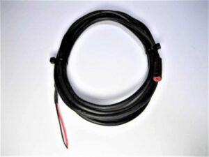 Simrad - Simnet 24005902 - Power Cable - Red 5 Pin Plug w/ Cut end - 6.6ft (2m) - New-Old-Stock