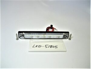 T-H Marine LED-51805-DP Marine 6" Slim Line Clear Light Strip w/ 6 LED Bulbs NEW