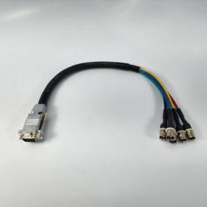 Wireworld VGAM5BF 15-pin HD Male to BNC Male MHR Cable - 17″ – New Old Stock