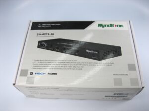 Wyrestorm SW-0201-4K 2x1 HDMI/VGA Smart Switch New Open Box