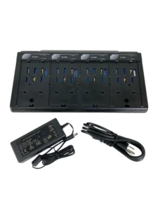 AdvanceTec 4 Bay Li-Ion Battery Charger for Satellite Phones - AT4000A Li
