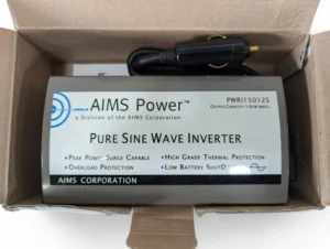 AIMS Power PWRI15012S  150W Pure Sine Inverter  12VDC To 115VAC Output NEW Open Box