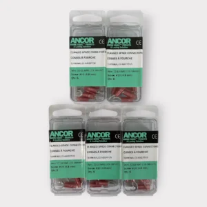 Ancor 230303 Double Crimp Nylon Spade Terminal 22-18 AWG #10 Screw *Lot of 30*