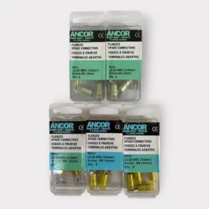 Ancor 230322 Double Crimp Nylon Spade Terminal 12-10 AWG #8 Screw *Lot of 25*