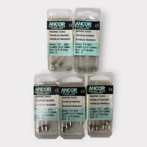 Ancor 601075 Marine Grade AGC Glass Fuses - 7.5A **Lot of 24**