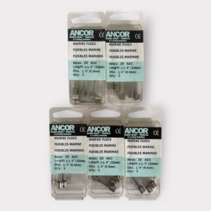Ancor 601200 Marine Grade AGC Glass Fuses - 20A **Lot of 25**