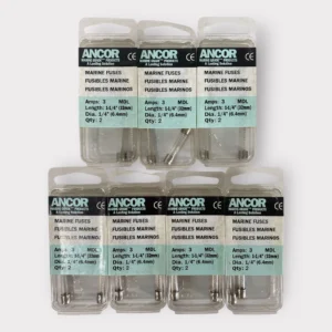 Ancor 602030 Marine Grade MDL Slow-Blow Glass Fuses - 3A **Lot of 14**