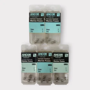 Ancor 605020 Marine Grade GMA Glass Fuses - 2A **Lot of 15**