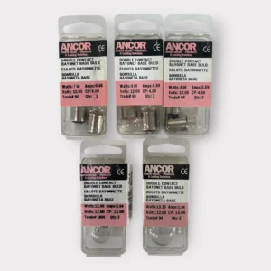 Ancor Marine Grade 12V Double Contact Bayonet Base Bulb Variety Pack 7.5-13.3W **Lot of 10**