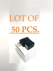 Autec Power Systems *50 PIECE LOT* AC Power Supply to USB-A Adapter 1A 1000mA 5w