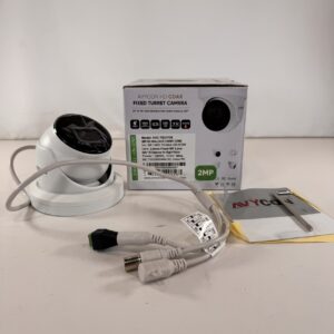 Avycon HD COAX Fixed Turret Camera AVC-TE21F28 12VDC White BNC