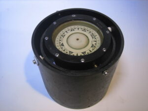 Bergen Nautik Norway BN25A NSK 71 Nautical Boat Compass w/Housing ~ Tested