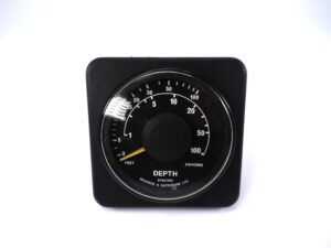 B&G H2000 Synchro Analog Depth Gauge(FT and Fathoms)TESTED GOOD!