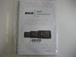 B&G Literature/Manual Pack for Zeus3s Displays - Includes Operator, Installation