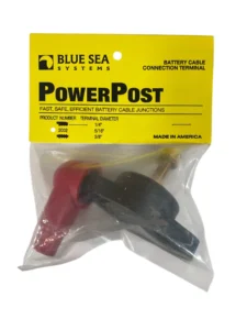 Blue Sea Systems 2002 PowerPost 5/16" Battery Cable Terminal W/ Insulator Cap **New**