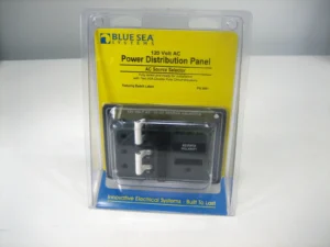 Blue Sea Systems 8061 120 Volt AC Power Distribution Panel 2 50A Breakers NEW