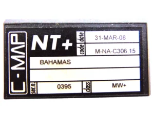 C-Map C-Card NT+ "Bahamas" M-NA-C306.15 - 31 MAR 2008 - Great Condition - Tested - Free US Shipping