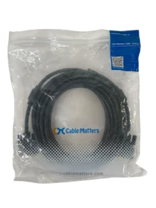 Cable Matters 108001-25 VGA Monitor Cable HD15 Male to HD15 Male - 25ft **New**