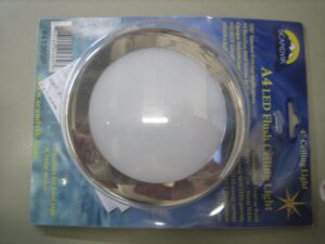 Scandvik PN41369P 4" LED Ceiling Light 12/24V 225 Lumens Warm White Marine
