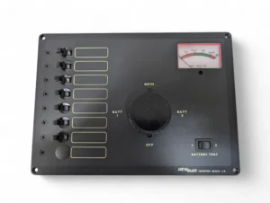 Newmar DC-I 020-0005-6 DC Master Panel With Seven Breakers & Dual Battery Bank Switching