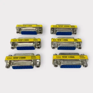 DB15 Female To Female 15-Pin Low Profile Mini Gender Changer **Lot of 6**