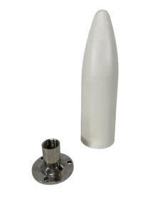 Digital Antenna 1285-PW Wideband 695-3000 MHz Bullet Antenna with Deck Mount - 7dBi Gain