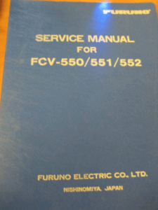 Furuno Service Manual for FCV-550 / 551 / 552 - w/ Hardcover