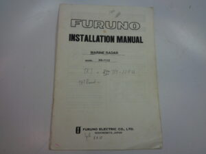 Furuno FR-7112 Marine Radar Installation Manual