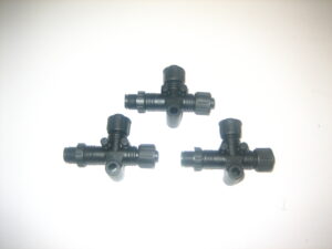 Garmin *NEW OEM* Lot of 3 Black/Old Style Offet T-Connectors - 010-11078-00