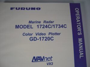 Furuno 1724C/1734C Marine Radar GD-1720C  Color Video Plotter Operator