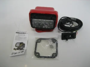GoLight 20214 Red Permanent Mount Wired Dash Control LED Spotlight