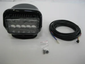 GoLight 30214 Stryker Permanent Mount LED Spotlight ~ Black ~ NO REMOTE
