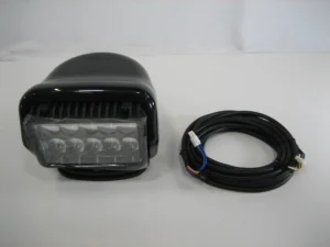 GoLight 30214 Stryker Permanent Mount LED Spotlight in Black – NO REMOTE