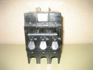 Airpax 209-3-1-63F-4-9-75 3 Pole 75 Amp Breaker