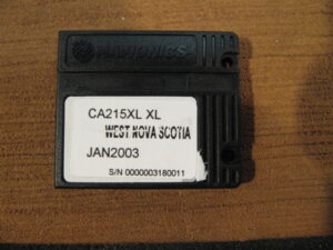 Navionics Classic NavChart Card West Nova Scotia CA215XL JAN 2003