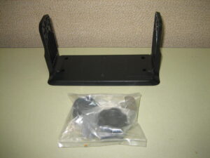 Icom IC-M506 Black VHF Mounting Mount Bracket w/ Knobs, Mic Clip