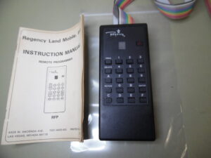 REGENCY LAND MOBILE 2 WAY RADIO REMOTE PROGRAMMER RPF