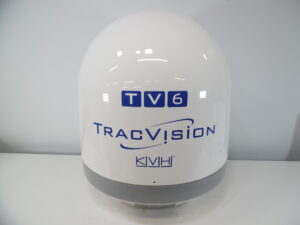 KVH 24" Empty Dummy Dome Tapered Base Radome For KVH 24" Antennas with Mounting Adaptor!