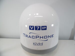 KVH V7IP Empty Dummy Dome Tapered Base For 24" Antennas W/ Mounting Adaptor