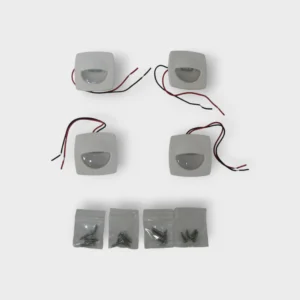 LED Companion Way Light Marine Courtesy Light 4 Pack Square Cool Blue 12V NEW