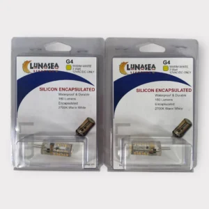 Lunasea LLB-21HW-61-00 G4 Warm White Silicon Encapsulated LED - 12V **Lot of 2**