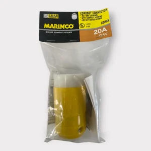 Marinco 205CRCN Locking Blade Female Shore Power Connector 20A/125VAC **New**