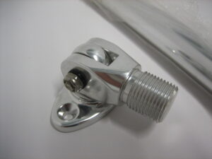 RUPP Threaded Two-Way Oval Antenna Support Assembly - 7/8" w/12" Pipe Included