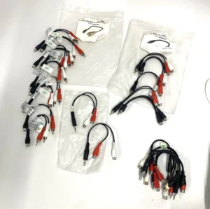 *LOT OF 16 NEW* RCA 3.5mm Splitters Y-Cables Male Female + 6 Free f/ Auto Marine
