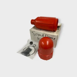 Wesmar Replacement Plastic Soundome Assembly Shell (Red) - *NEW OLD STOCK*RARE*