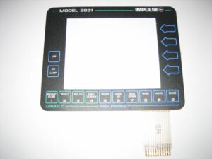 Impulse *NEW* 2831 Loran/Depthfinder Front Vinyl Keyboard Keypad Overlay Buttons