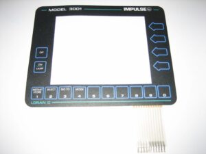 Impulse *NEW* 3001 Loran Front Vinyl Keyboard Keypad Overlay Buttons