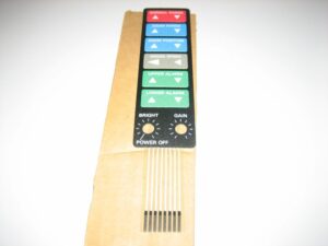 Si-Tex Sitex AVS-7 Front Vinyl Keyboard Keypad Overlay Fascia Buttons