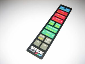 Si-Tex Sitex CVS-109 Front Keyboard Keypad Membrane Overlay Fascia Vinyl Plastic