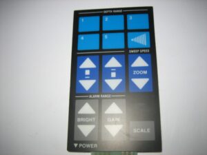 Ray Jefferson Telescan 480 Front Vinyl Keyboard Keypad Overlay Buttons Fascia